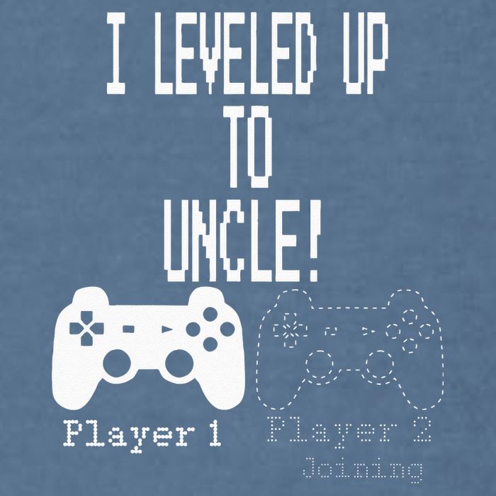 I Leveled Up To Uncle New Uncle Gaming Garment-Dyed Sweatshirt