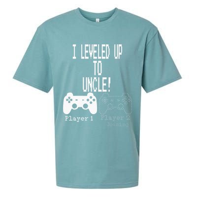 I Leveled Up To Uncle New Uncle Gaming Sueded Cloud Jersey T-Shirt