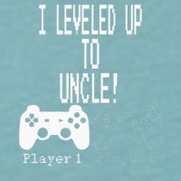 I Leveled Up To Uncle New Uncle Gaming Sueded Cloud Jersey T-Shirt