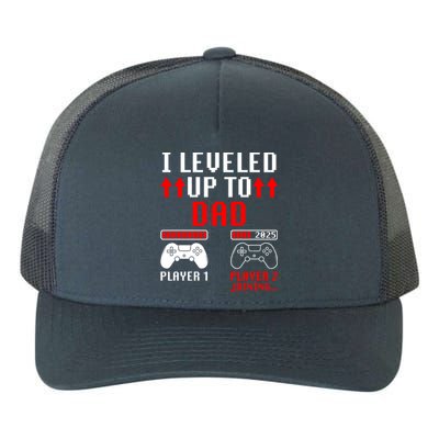 I Leveled Up To Dad Player 2 Loading Funny Gamer Match Gift Yupoong Adult 5-Panel Trucker Hat