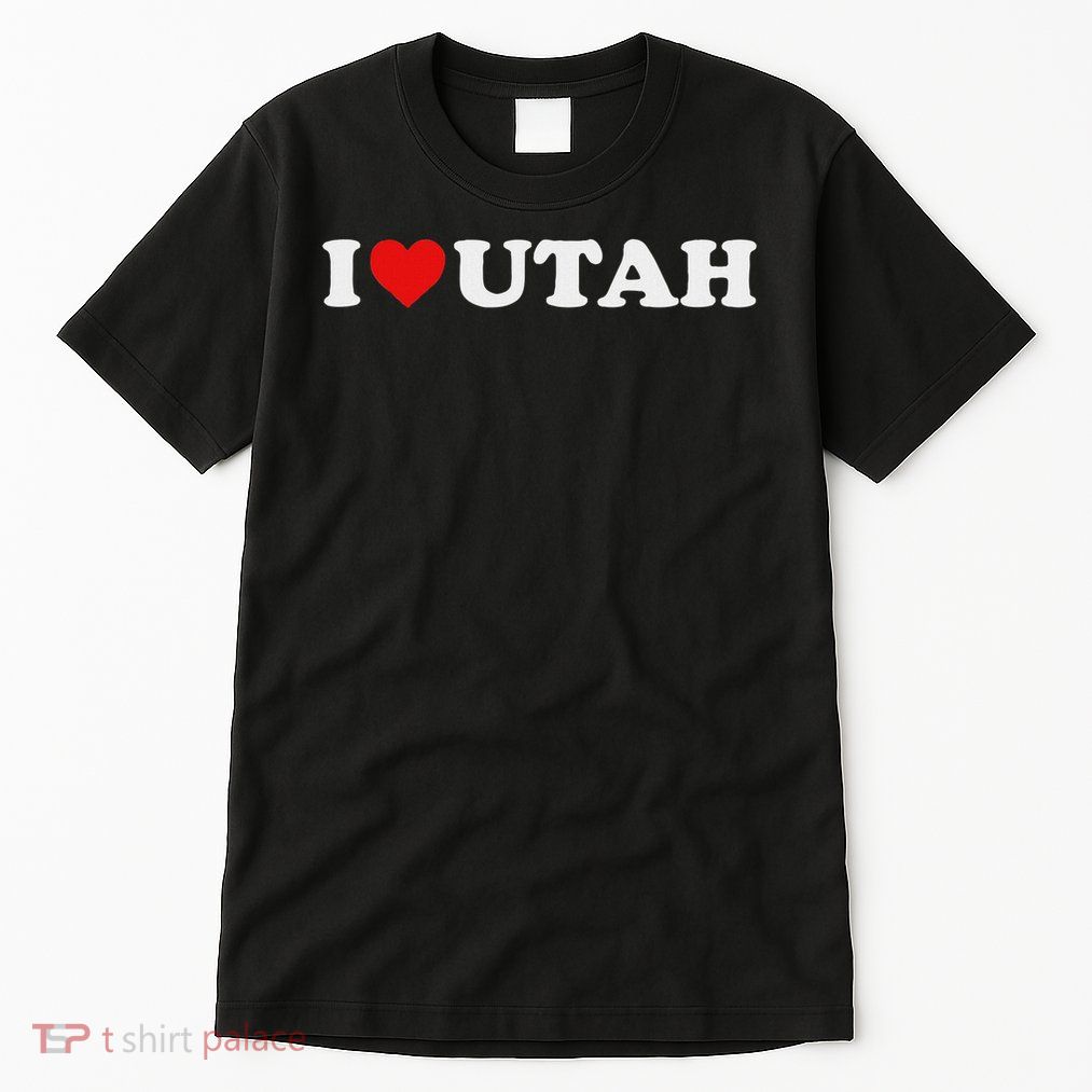 I Love Utah Heart Tall T-Shirt