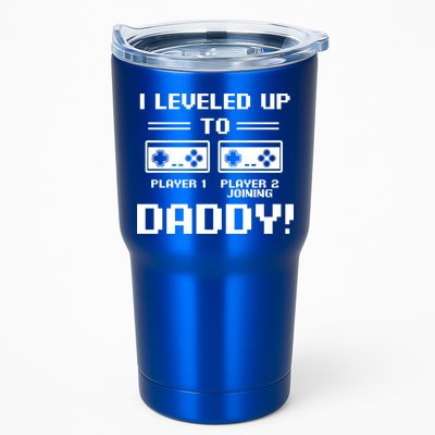 I Leveled Up To Daddy New Parent Gamer Dad Promoted Gift Tumbler