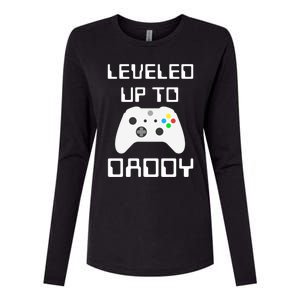 I Leveled Up To Daddy Soon To Be Daddy Dad Level Unlocked Gift Womens Cotton Relaxed Long Sleeve T-Shirt