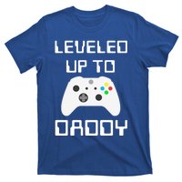 I Leveled Up To Daddy Soon To Be Daddy Dad Level Unlocked Gift T-Shirt