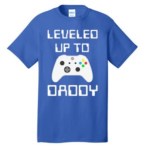 I Leveled Up To Daddy Soon To Be Daddy Dad Level Unlocked Gift Tall T-Shirt