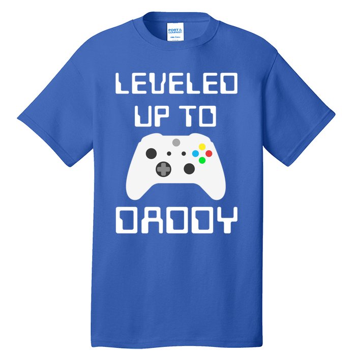 I Leveled Up To Daddy Soon To Be Daddy Dad Level Unlocked Gift Tall T-Shirt