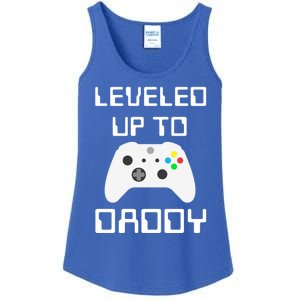 I Leveled Up To Daddy Soon To Be Daddy Dad Level Unlocked Gift Ladies Essential Tank