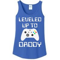 I Leveled Up To Daddy Soon To Be Daddy Dad Level Unlocked Gift Ladies Essential Tank