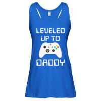 I Leveled Up To Daddy Soon To Be Daddy Dad Level Unlocked Gift Ladies Essential Flowy Tank