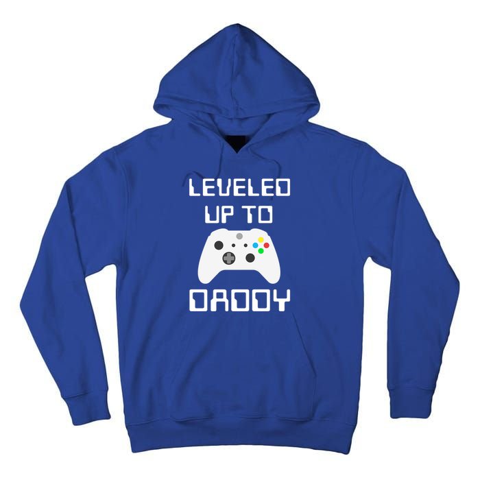 I Leveled Up To Daddy Soon To Be Daddy Dad Level Unlocked Gift Tall Hoodie