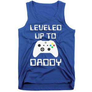 I Leveled Up To Daddy Soon To Be Daddy Dad Level Unlocked Gift Tank Top