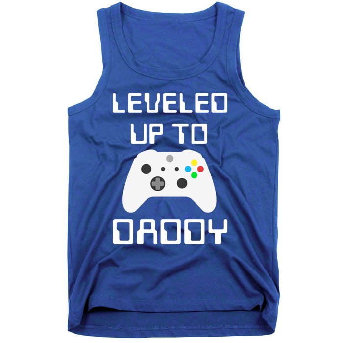 I Leveled Up To Daddy Soon To Be Daddy Dad Level Unlocked Gift Tank Top