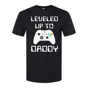 I Leveled Up To Daddy Soon To Be Daddy Dad Level Unlocked Gift Softstyle CVC T-Shirt