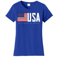 I Love Usa Enjoy Cool Usa United States Of America Flag Cute Gift Women's T-Shirt