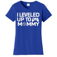 I Leveled Up To Mommy Gamer Heartbeat Soon To Be Mom Gift Women's T-Shirt