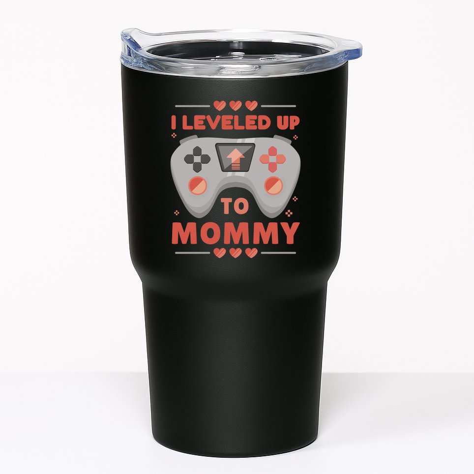 I Leveled Up To Mommy Gamer Tumbler