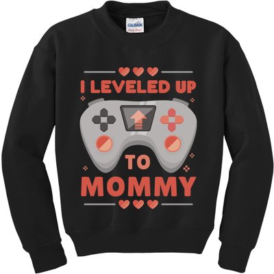 I Leveled Up To Mommy Gamer Kids Sweatshirt