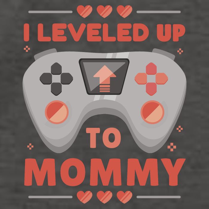 I Leveled Up To Mommy Gamer Vector Backpack