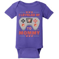 I Leveled Up To Mommy Gamer Baby Bodysuit