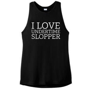 I Love Undertime Slopper Ladies PosiCharge Tri-Blend Wicking Tank