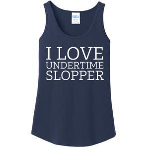 I Love Undertime Slopper Ladies Essential Tank