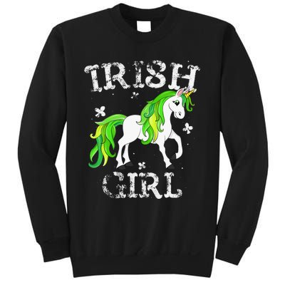 Irish  Leprechaun Unicorn St Patricks Day Sweatshirt