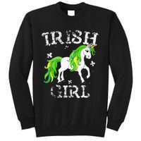 Irish  Leprechaun Unicorn St Patricks Day Tall Sweatshirt