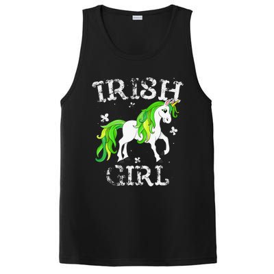 Irish  Leprechaun Unicorn St Patricks Day PosiCharge Competitor Tank