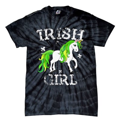 Irish  Leprechaun Unicorn St Patricks Day Tie-Dye T-Shirt