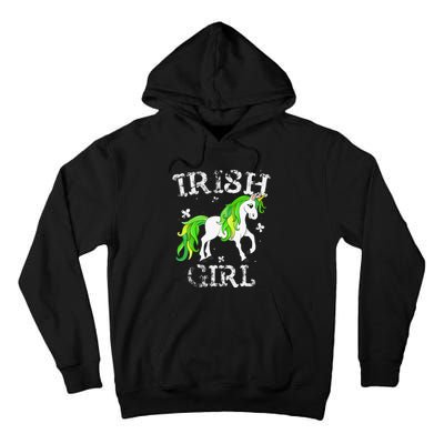 Irish  Leprechaun Unicorn St Patricks Day Tall Hoodie