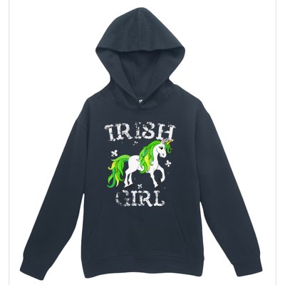 Irish  Leprechaun Unicorn St Patricks Day Urban Pullover Hoodie