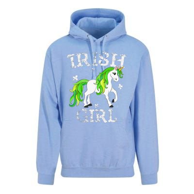 Irish  Leprechaun Unicorn St Patricks Day Unisex Surf Hoodie