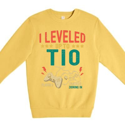 I Leveled Up To Tio New Tio Gamer Promoted To Tio Premium Crewneck Sweatshirt