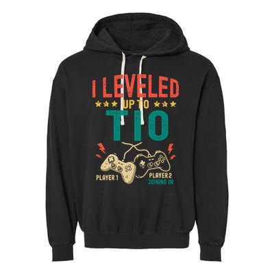I Leveled Up To Tio New Tio Gamer Promoted To Tio Garment-Dyed Fleece Hoodie