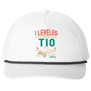 I Leveled Up To Tio New Tio Gamer Promoted To Tio Snapback Five-Panel Rope Hat