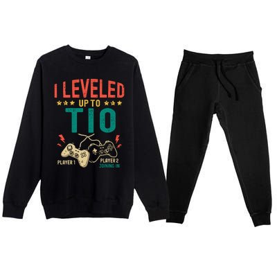 I Leveled Up To Tio New Tio Gamer Promoted To Tio Premium Crewneck Sweatsuit Set