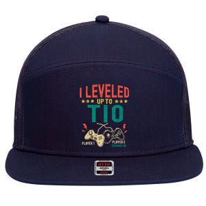 I Leveled Up To Tio New Tio Gamer Promoted To Tio 7 Panel Mesh Trucker Snapback Hat