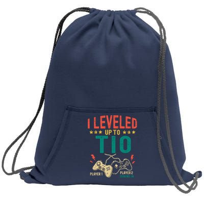 I Leveled Up To Tio New Tio Gamer Promoted To Tio Sweatshirt Cinch Pack Bag