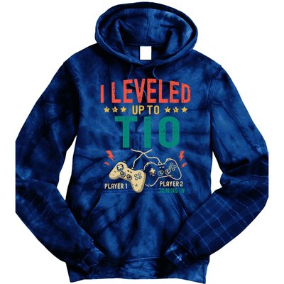 I Leveled Up To Tio New Tio Gamer Promoted To Tio Tie Dye Hoodie