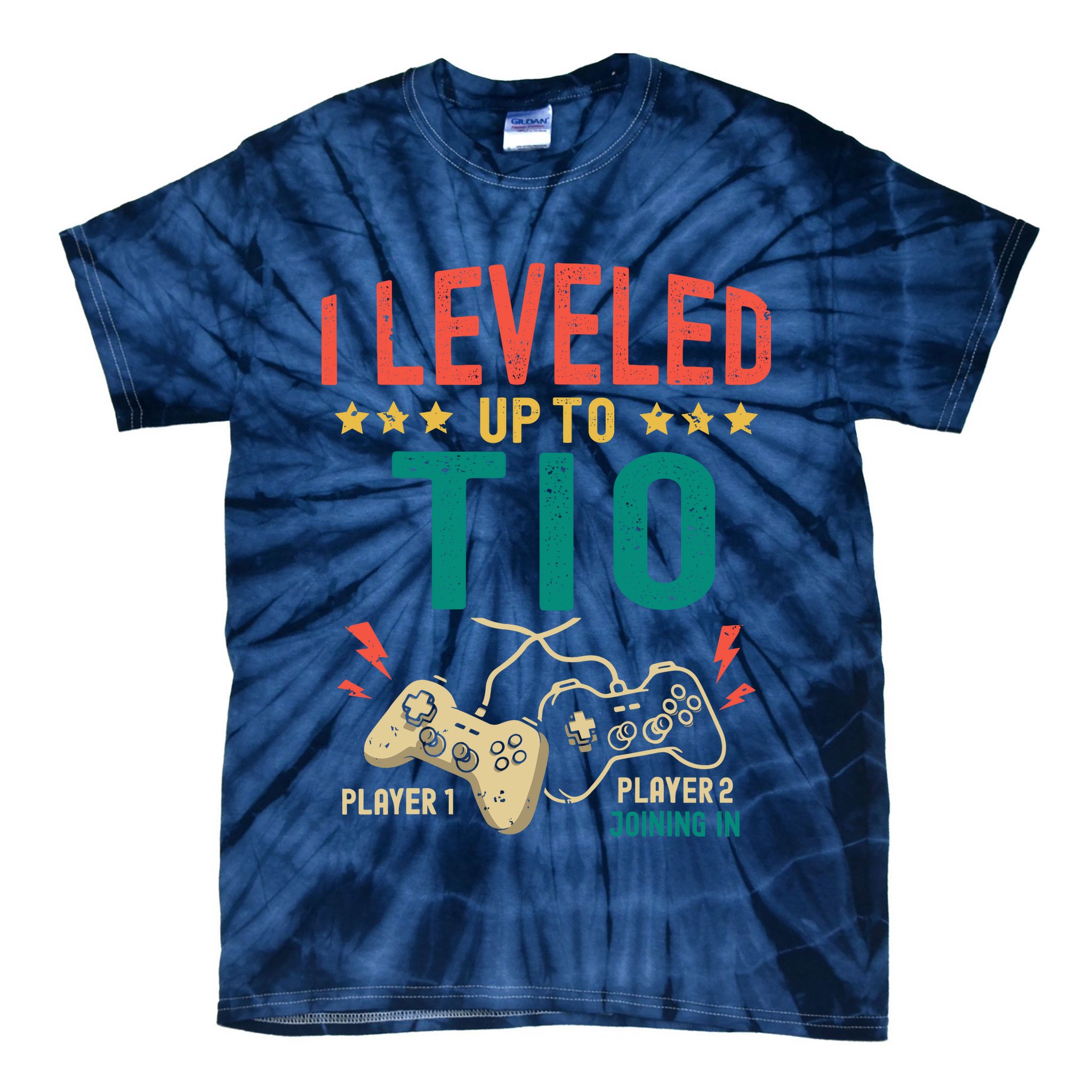 I Leveled Up To Tio New Tio Gamer Promoted To Tio Tie-Dye T-Shirt