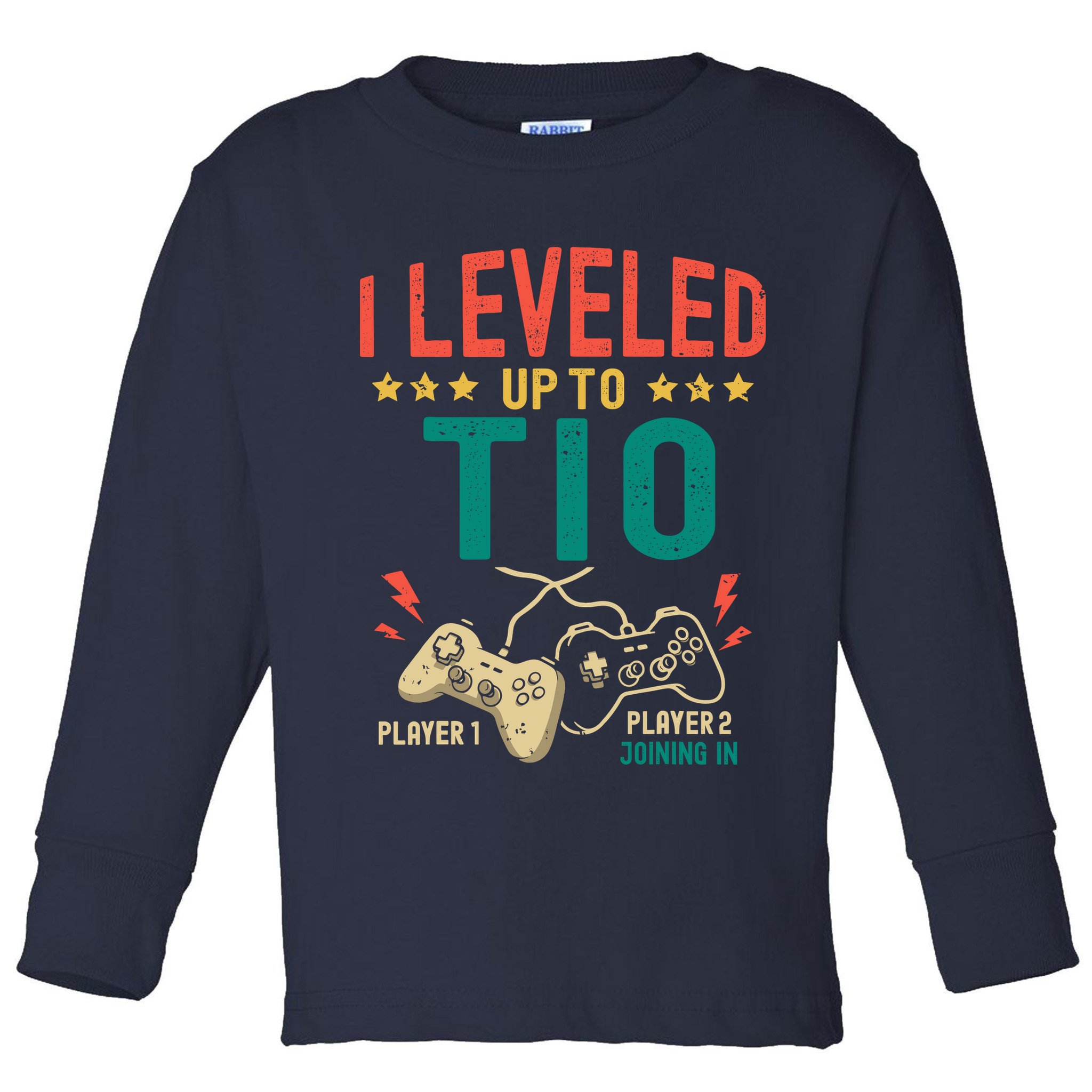I Leveled Up To Tio New Tio Gamer Promoted To Tio Toddler Long Sleeve Shirt