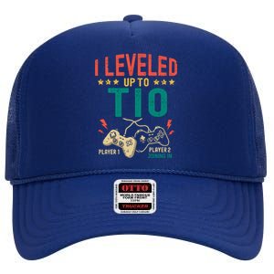 I Leveled Up To Tio New Tio Gamer Promoted To Tio High Crown Mesh Back Trucker Hat