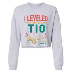 I Leveled Up To Tio New Tio Gamer Promoted To Tio Cropped Pullover Crew