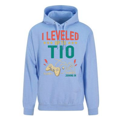 I Leveled Up To Tio New Tio Gamer Promoted To Tio Unisex Surf Hoodie