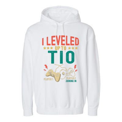 I Leveled Up To Tio New Tio Gamer Promoted To Tio Garment-Dyed Fleece Hoodie