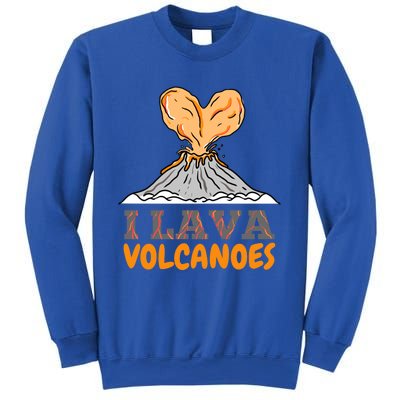 I Lava Volcanoes Geologist Valentines Day Funny Gift Sweatshirt