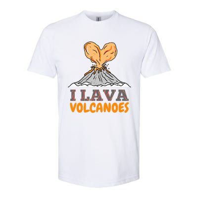 I Lava Volcanoes Geologist Valentines Day Funny Gift Softstyle CVC T-Shirt