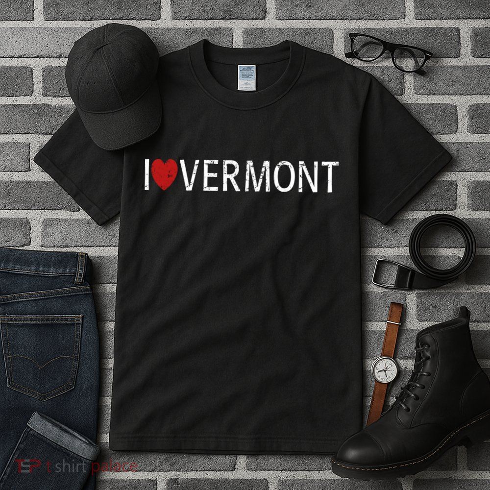 I Love Vermont Tall T-Shirt