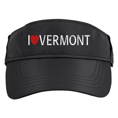 I Love Vermont Adult Drive Performance Visor