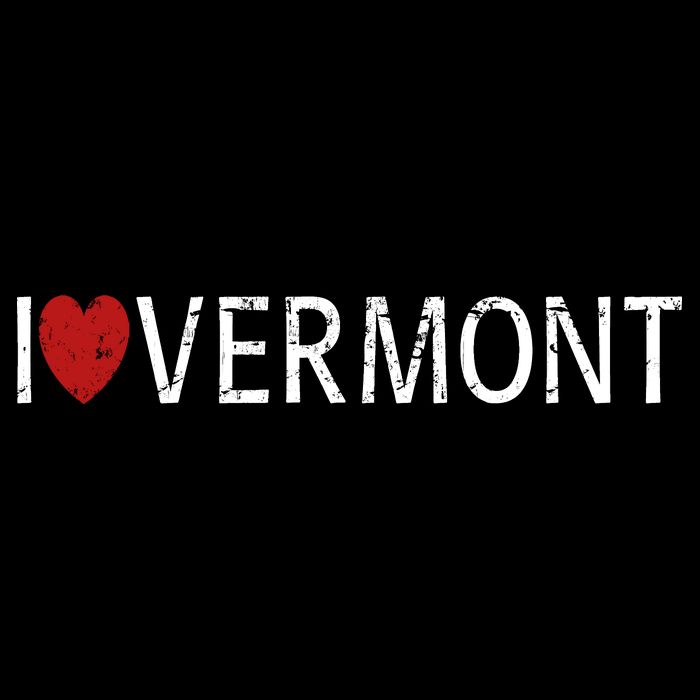 I Love Vermont Drawstring Bag
